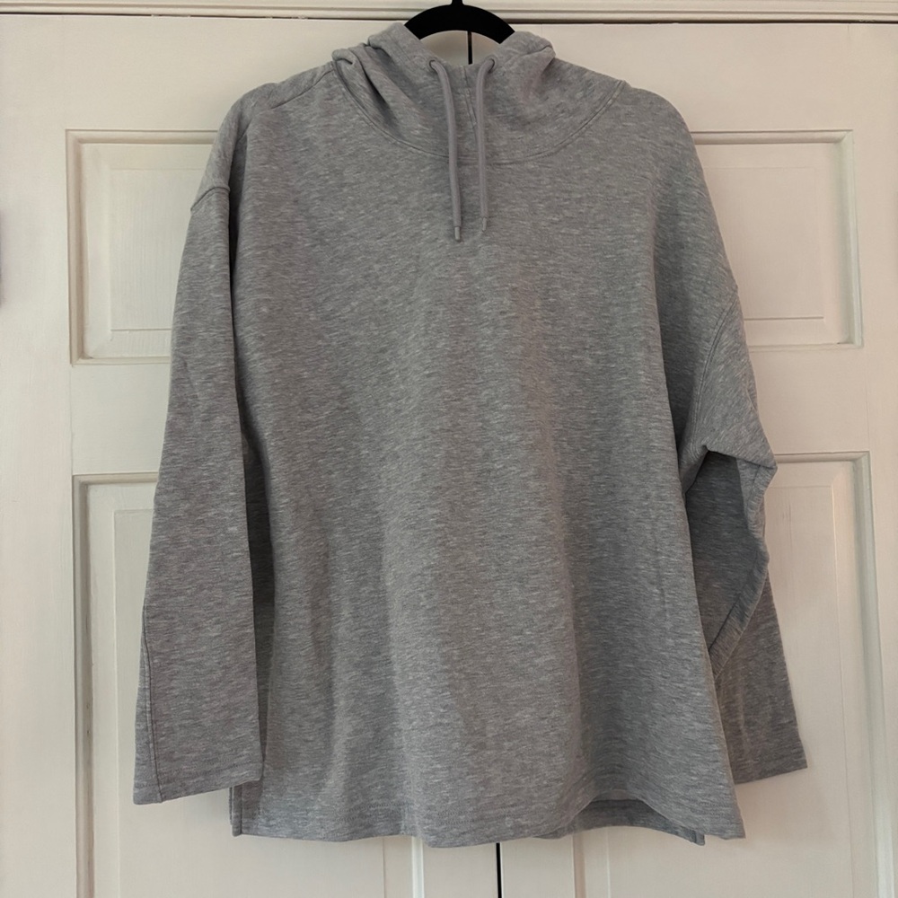 Woolworths‎ Classic Gray Hoodie Hooded Sweatshirt Unisex Men Size Large Heather
